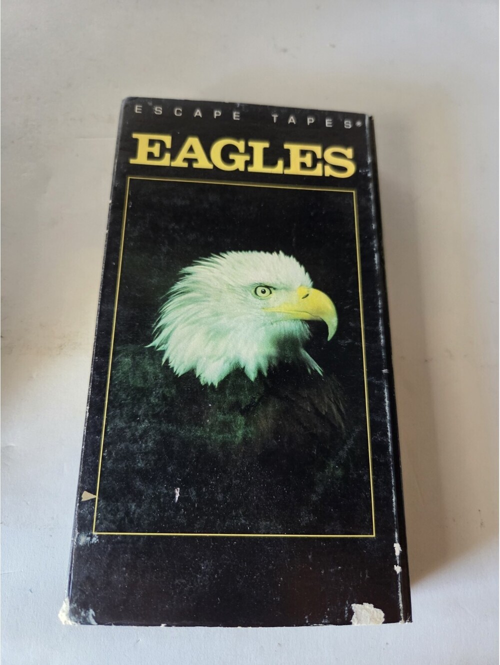 ESCAPE TAPES:  "EAGLES"  ~ VHS VIDEO TAPE ~ RARE OUTDOOR 1989 FILM Tested